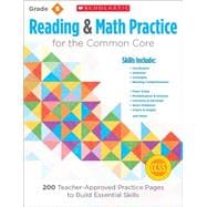 Reading and Math Practice: Grade 5 200 Teacher-Approved Practice Pages to Build Essential Skills 9780545672610