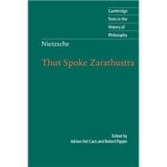Nietzsche: Thus Spoke Zarathustra 9780521602617