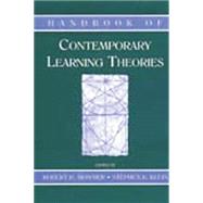 Handbook of Contemporary Learning Theories 9781138012639
