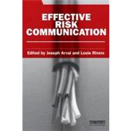 Effective Risk Communication 9781849712644