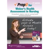 PrepU for Weber's Health Assessment in Nursing 9781451142648