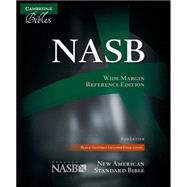 NASB Wide Margin Reference Bible, Black Edge-Lined Goatskin Leather, Red Letter Text NS746:XRME 9780521702652
