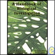 Hand book of Biological investigation 9780887252662