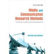 Media and Communication Research Methods 9781544332680