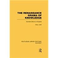 The Renaissance Drama of Knowledge: Giordano Bruno in England 9780415752688