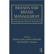 Brands and Brand Management: Contemporary Research Perspectives 9781138882706