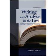 Writing and Analysis in the Law 9781609302726