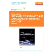 Sturdevant's Art and Science of Operative Dentistry Pageburst Access Code 9780323112765