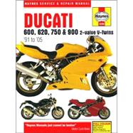 Ducati 600, 620, 750 & 900 2-valve V-twins '91 to '05 9781844252770