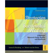 Strategies for Successful Writing: A Rhetoric, Research Guide, Reader and Handbook Value Pack (includes New Handy College Dictionary & Roget's College Thesaurus in Dictionary Form New American, Revise