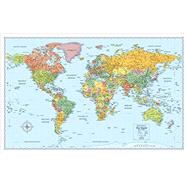Rand McNally The World Wall Political Map 9780528012792