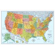 United States Signature Political Wall Map 9780528012808