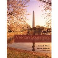 American Government : Institutions and Policies 9780495802815