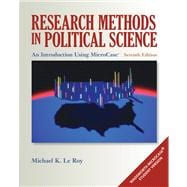 Research Methods in Political Science An Introduction Using MicroCase ExplorIt 9780495502838