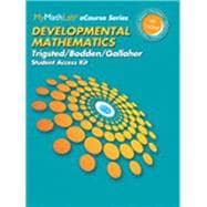MyMathLab eCourse for Trigsted/Bodden/Gallaher Developmental Math Prealgebra, Beg & Interm Alg--Access Card--PLUS Ntbk 9780321942852