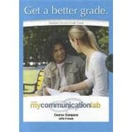 MyCommunicationLab CourseCompass with Pearson eText -- Standalone Access Card -- for The Interpersonal Communication Book 9780205652860
