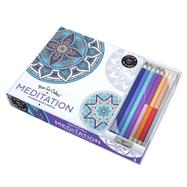Vive Le Color! Meditation (Adult Coloring Book and Pencils) 9781419722868