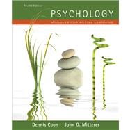 Psychology Modules for Active Learning (with Concept Modules with Note-Taking and Practice Exams Booklet) 9781111342869