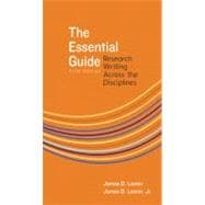 The Essential Guide Research Writing Across the Disciplines 9780205762873