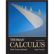 Thomas' Calculus Early Transcendentals, Single Variable plus MyMathLab with Pearson eText -- Access Card Package 9780321952875