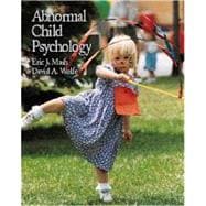 Abnormal Child Psychology 9780534342906