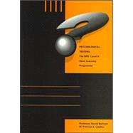Psychological Testing BPS Level A Open Learning Programme