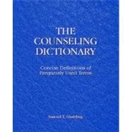 Counseling Dictionary : Concise Definitions of Frequently Used Terms