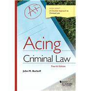 Acing Criminal Law 9781647082925