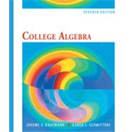College Algebra, 7th Edition 9781133382959