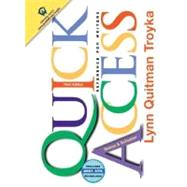 Quick Access Updates with 2001 APA Guidelines 9780130452962