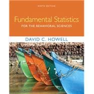 Fundamental Statistics for the Behavioral Sciences 9781305652972