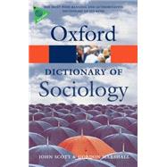 A Dictionary of Sociology 9780199533008