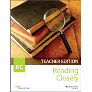 Reading Closely Teacher Handbook, Grades 6-12 9781119193029