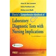 Davis's Comprehensive Handbook of Laboratory and Diagnostic Tests with Nursing Implications (Book with Access Code) 9780803623040