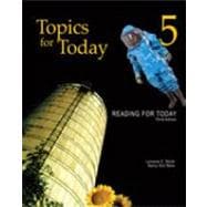 Reading for Today 5: Topics for Today 9781111033040