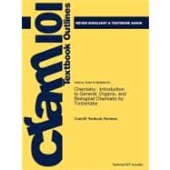 Outlines and Highlights for Chemistry : Introduction to General, Organic, and Biological Chemistry by Timberlake 9781428853041