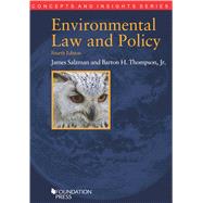 Environmental Law and Policy 9781609303051