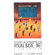 Introduction to Programming With Visual Basic .Net 9780131823075