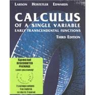 Calculus of a Single Variable Early Transcendental Functions 9780618223084