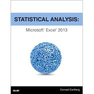 Statistical Analysis Microsoft Excel 2013 9780789753113