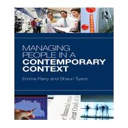 Managing People in a Contemporary Context 9780415533119