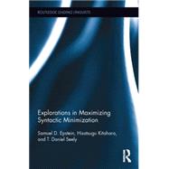 Explorations in Maximizing Syntactic Minimization 9781138853126