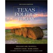 Texas Politics Today 2015-2016 Edition (with MindTap Political Science Printed Access Card) 9781285853130