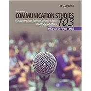 Communication Studies 103 9781524993139