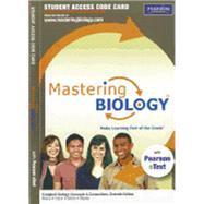 MasteringBiology with Pearson eText -- Standalone Access Card -- for Campbell Biology, 10/e 9780321833143