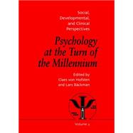 Psychology at the Turn of the Millennium, Volume 2: Social, Developmental and Clinical Perspectives 9781138883147