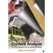 Content Analysis : An Introduction to Its Methodology 9781412983150