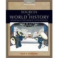 Sources of World History, Volume I 9780495913177