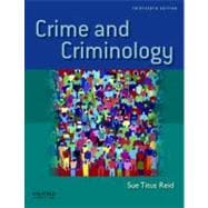 Crime and Criminology 9780199783182