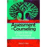 Assessment in Counseling 9781556203183